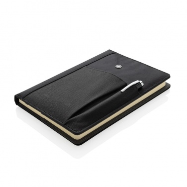 Logo trade corporate gifts picture of: Refillable notebook and pen set