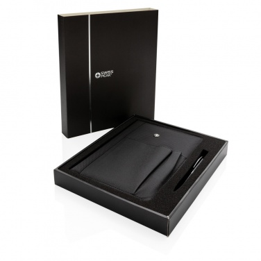 Logotrade promotional merchandise photo of: Refillable notebook and pen set