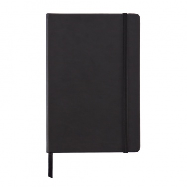 Logo trade promotional items image of: Deluxe hardcover PU A5 notebook