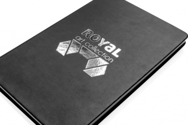Logo trade promotional product photo of: Deluxe hardcover PU A5 notebook