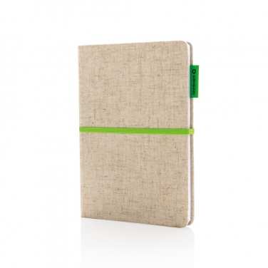 Logotrade corporate gift image of: A5 jute notebook