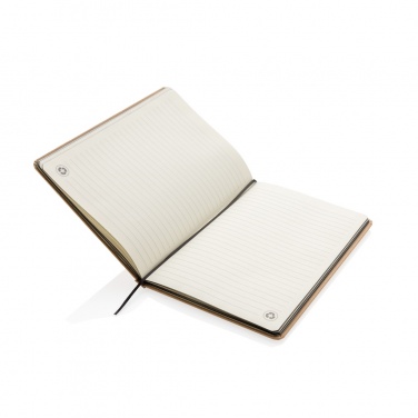 Logo trade promotional gift photo of: A5 kraft notebook