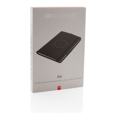 Logotrade promotional merchandise image of: Air 5W wireless charging refillable journal cover A5