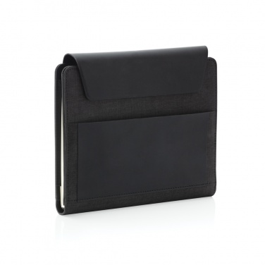 Logotrade business gift image of: Fiko wireless charging A5 portfolio with powerbank