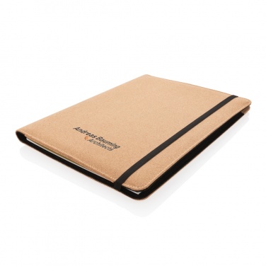 Logotrade promotional item image of: Deluxe cork portfolio A4 with pen