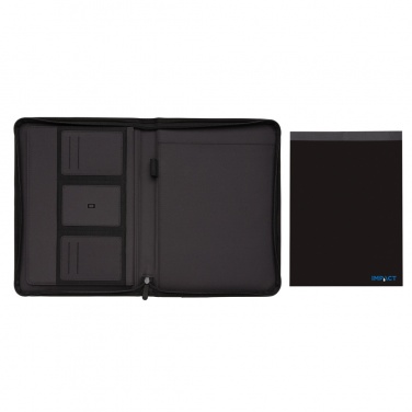 Logotrade corporate gift picture of: Impact AWARE™ RPET A4 portfolio with zipper