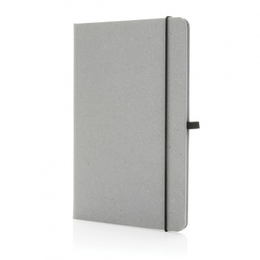 Logo trade promotional items image of: Recycled leather hardcover notebook A5