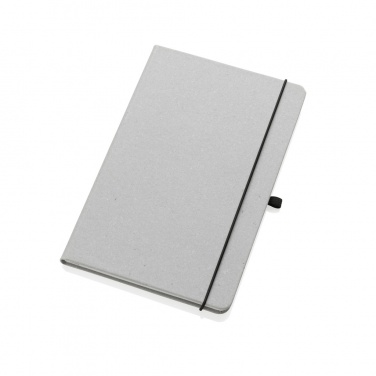 Logo trade business gift photo of: Recycled leather hardcover notebook A5
