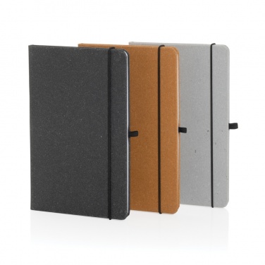 Logo trade advertising products picture of: Recycled leather hardcover notebook A5