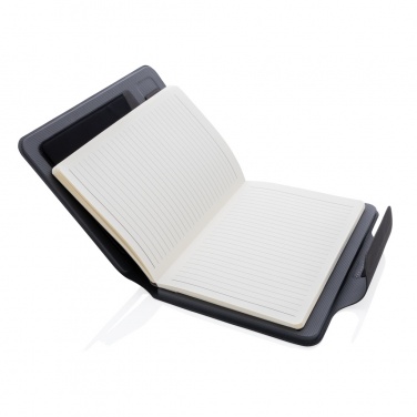 Logo trade corporate gift photo of: Artic Magnetic 10W wireless charging A5 notebook