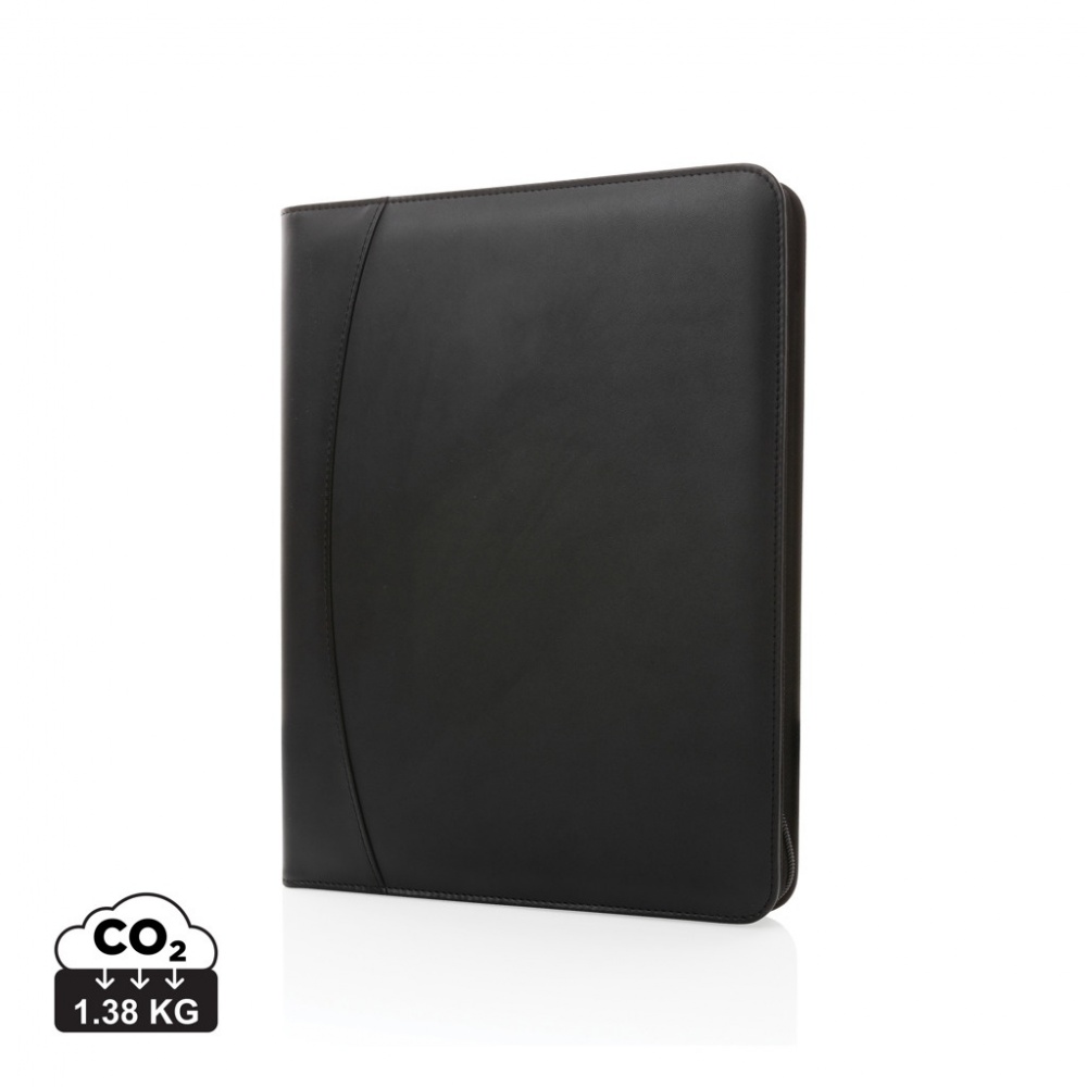 Logotrade promotional item image of: RCS rPU deluxe tech portfolio with zipper
