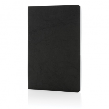 Logo trade corporate gifts picture of: Salton A5 GRS certified recycled paper notebook