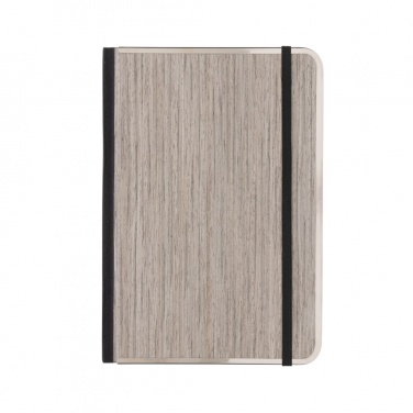 Logotrade advertising product picture of: Treeline A5 wooden cover deluxe notebook