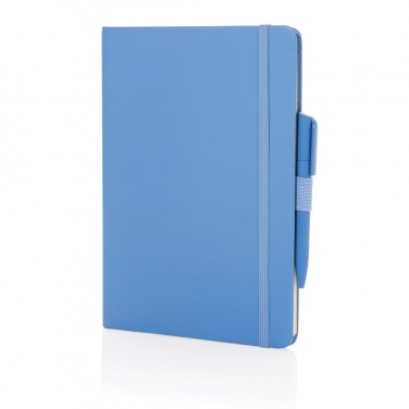 Logo trade business gift photo of: Sam A5 RCS certified bonded leather classic notebook