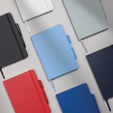 Logo trade promotional giveaway photo of: Sam A5 RCS certified bonded leather classic notebook