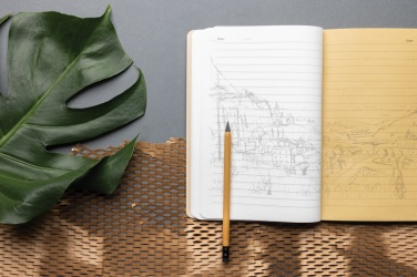 Logo trade promotional items picture of: Elowen A5 tree free notebook