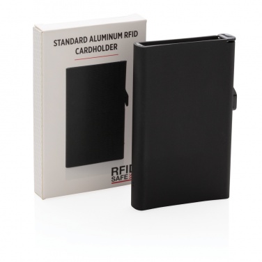 Logo trade advertising products image of: Standard aluminium RFID cardholder