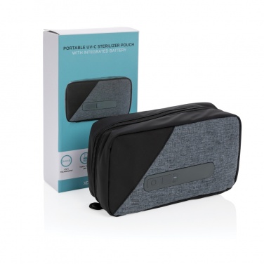 Logotrade promotional gift picture of: Portable UV-C steriliser pouch with integrated battery