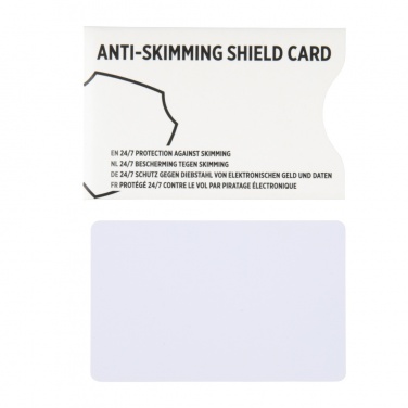 Logo trade promotional product photo of: Anti-skimming RFID shield card with active jamming chip
