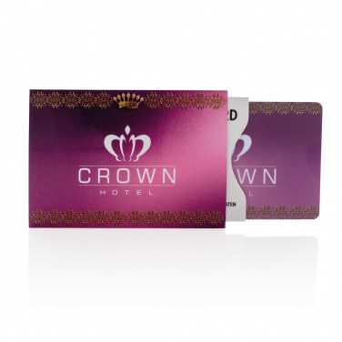 Logo trade business gift photo of: Anti-skimming RFID shield card with active jamming chip