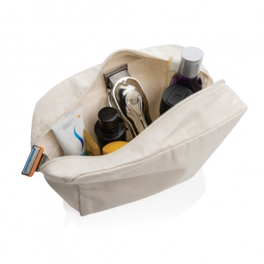 Logotrade advertising products photo of: Impact Aware™ 285 gsm rcanvas toiletry bag undyed
