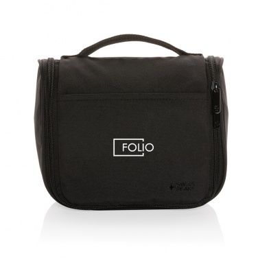 Logo trade promotional merchandise photo of: Swiss Peak Lohan AWARE™ Toiletry bag