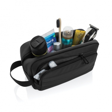 Logo trade promotional giveaways image of: Armond AWARE™ RPET toiletry bag
