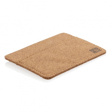 Logo trade promotional giveaways image of: Cork secure RFID slim wallet