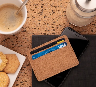 Logo trade promotional products picture of: Cork secure RFID slim wallet