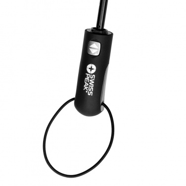 Logo trade advertising products image of: Swiss Peak Aware™ Tornado 27” pocket storm umbrella