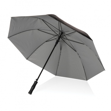 Logo trade business gift photo of: 27" Impact AWARE™ RPET 190T dual colour auto open umbrella
