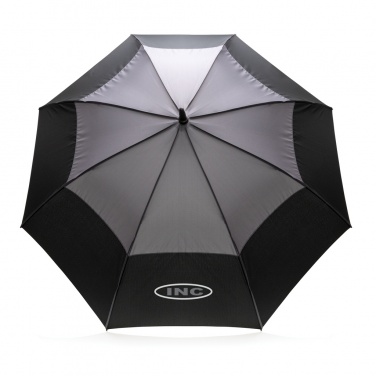 Logotrade corporate gift picture of: 27" Impact AWARE™ RPET 190T auto open stormproof umbrella