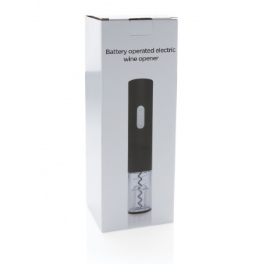 Logo trade advertising products image of: Electric wine opener - battery operated