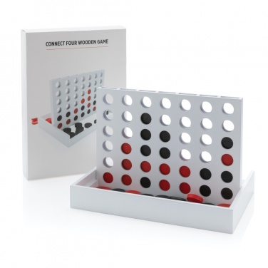 Logotrade promotional product image of: Connect four wooden game