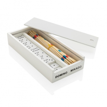 Logotrade promotional merchandise image of: Deluxe mikado/domino in wooden box