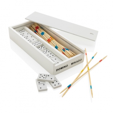 Logotrade promotional gifts photo of: Deluxe mikado/domino in wooden box