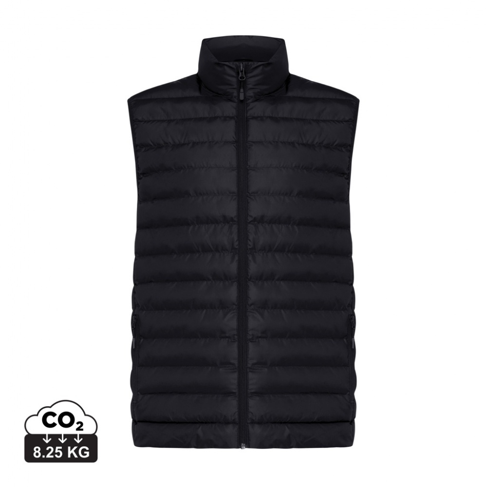 Logo trade promotional gifts picture of: Iqoniq Meru men recycled polyester bodywarmer