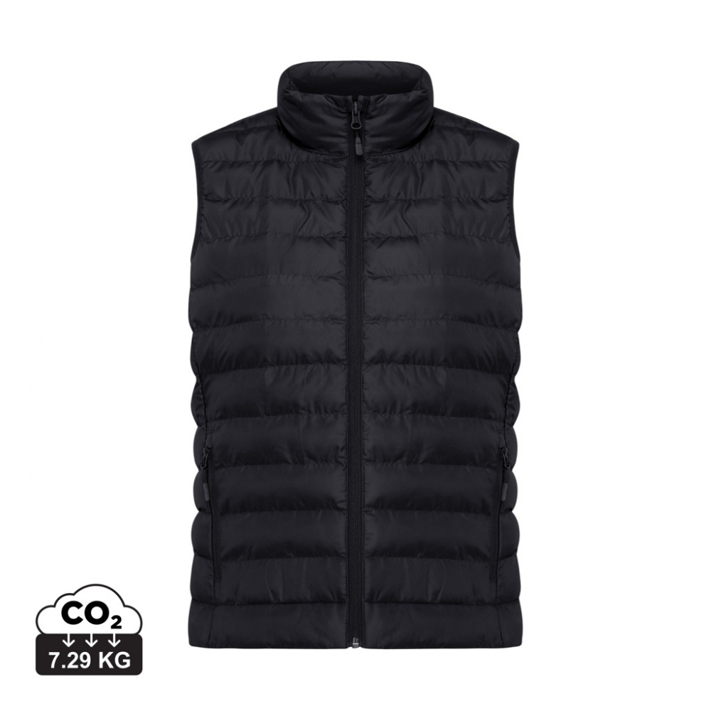 Logo trade promotional products image of: Iqoniq Meru women recycled polyester bodywarmer