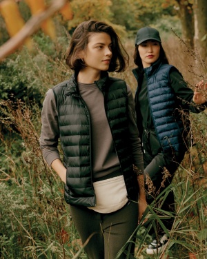 Logo trade promotional products image of: Iqoniq Meru women recycled polyester bodywarmer