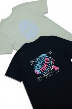 Logo trade promotional giveaways picture of: Iqoniq Bryce recycled cotton t-shirt