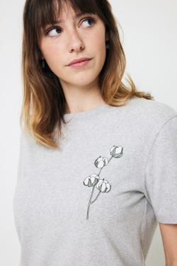 Logo trade advertising products image of: Iqoniq Manuel recycled cotton t-shirt undyed