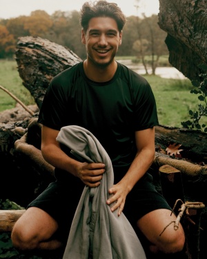 Logo trade promotional merchandise photo of: Iqoniq Tikal recycled polyester quick dry sport t-shirt