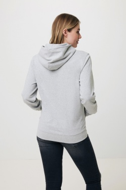 Logo trade promotional giveaways picture of: Iqoniq Torres recycled cotton hoodie undyed