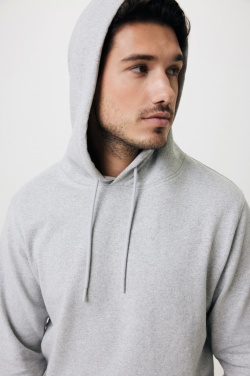 Logo trade promotional gift photo of: Iqoniq Torres recycled cotton hoodie undyed