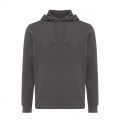 Iqoniq Rila lightweight recycled cotton hoodie, anthracite