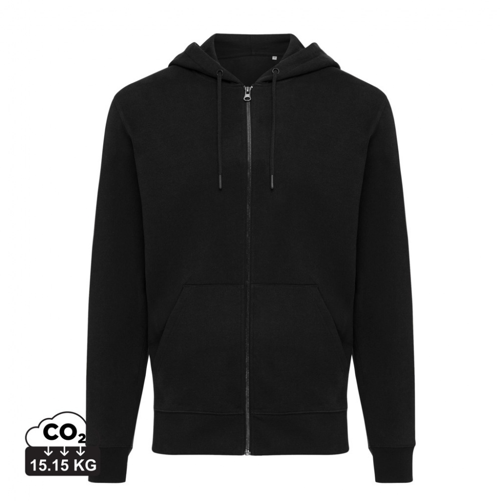 Logo trade advertising products picture of: Iqoniq Abisko recycled cotton zip through hoodie