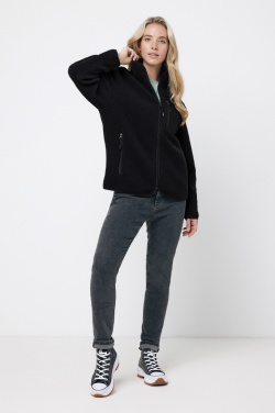 Logo trade promotional merchandise photo of: Iqoniq Diran recycled polyester pile fleece jacket