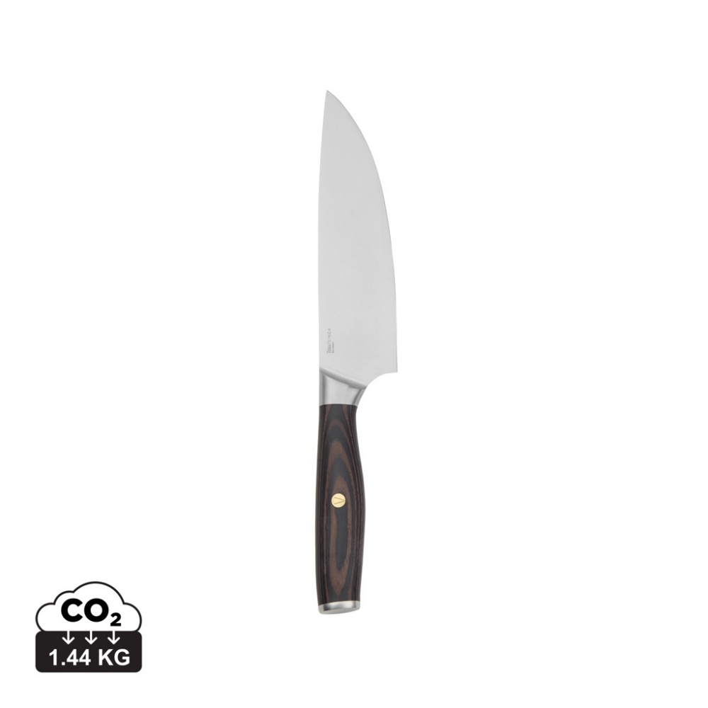Logo trade promotional gifts picture of: VINGA Tara RCS recycled steel chef's knife