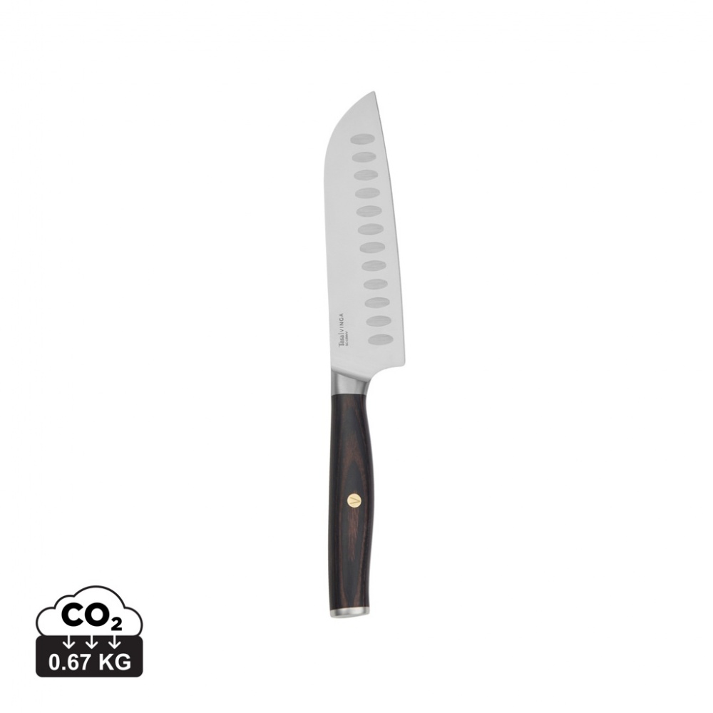 Logo trade promotional gifts picture of: VINGA Tara RCS recycled steel santoku knife