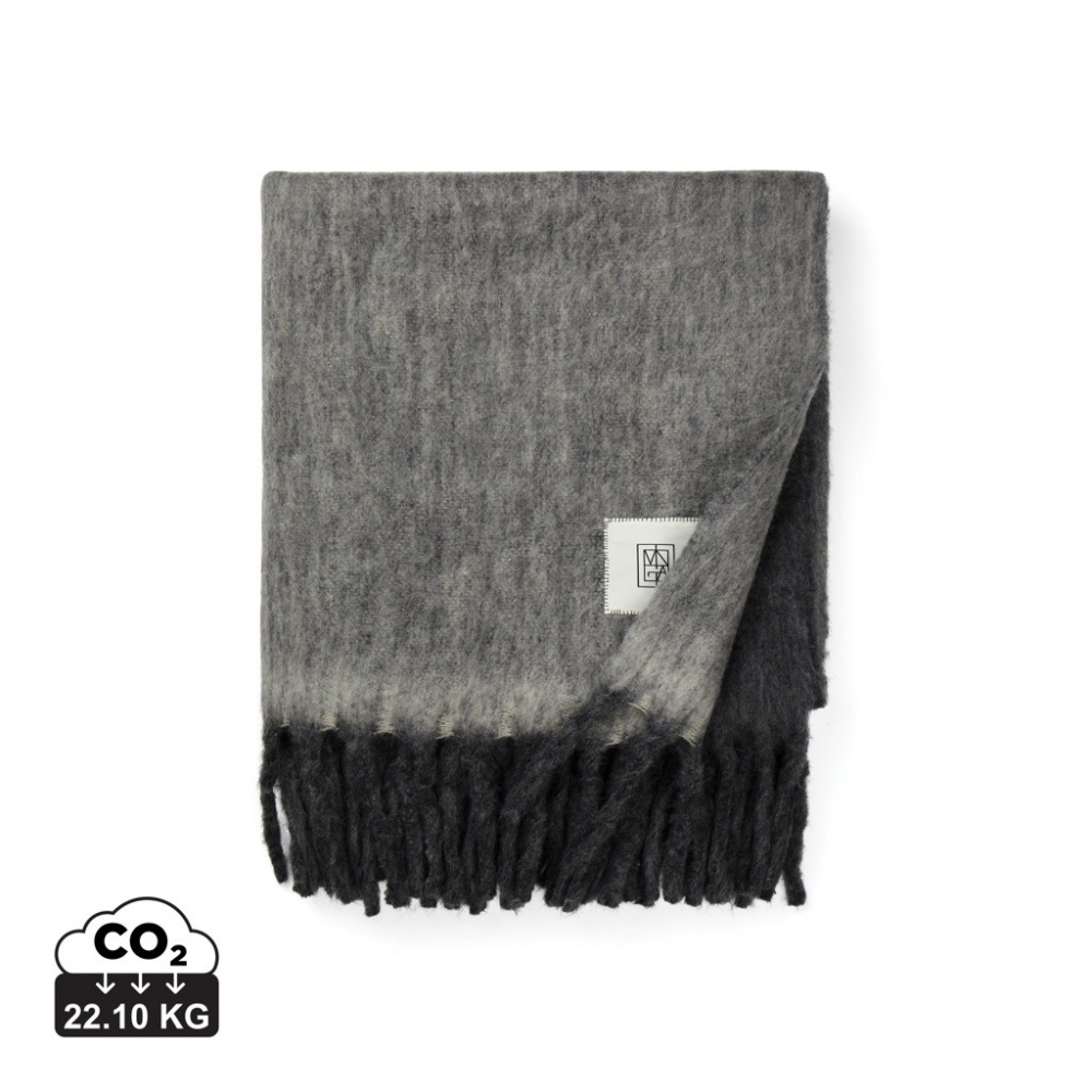 Logo trade promotional items image of: Vinga Saletto wool blend blanket